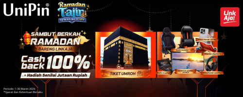 Sambut Berkah Ramadan dengan Cashback 100% dari LinkAja!